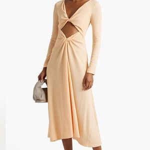 Rosetta Getty orange creamsicle dress